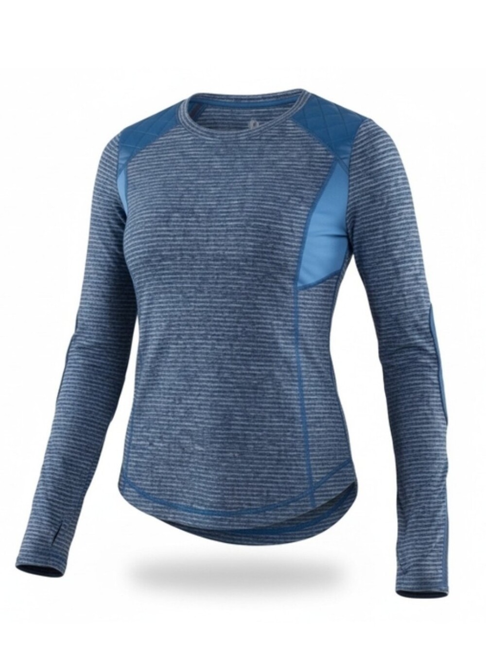 Lululemon Run: Ice Queen Long Sleeve Slope Stripe Limitless Blue 8